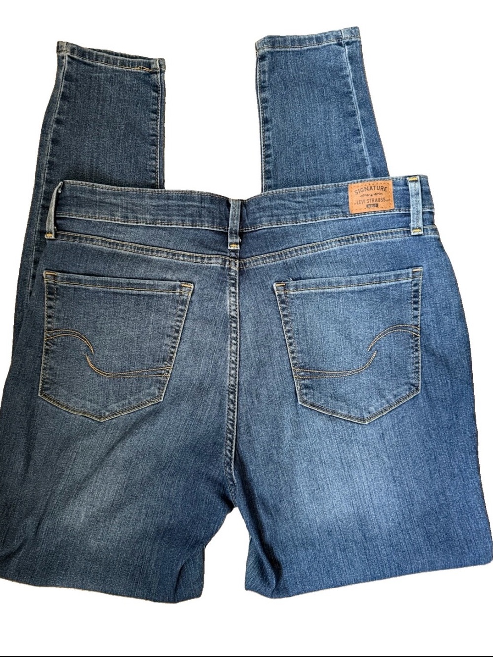 Levi’s Signature Women's Blue Denim Overalls Jeans Size 10